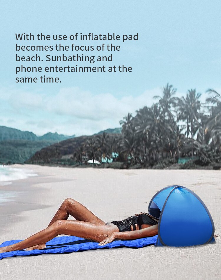 Cheap Goat Tents Inflatable Pad Set Tent Sunbathing Protection Tent Loungers For Beaches Tent Beach Tents 